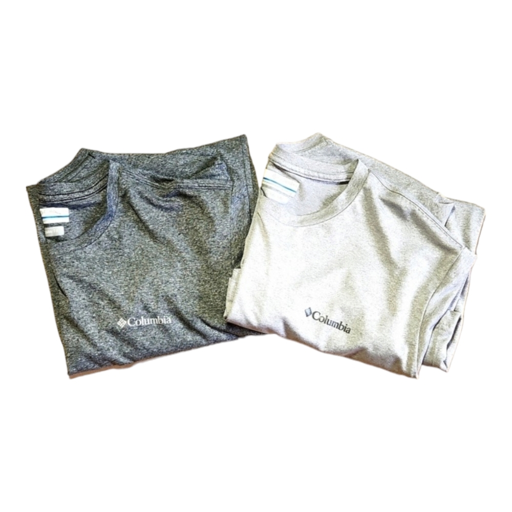 Men's L Grey Columbia Shirts